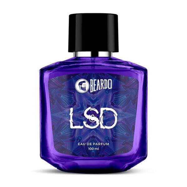 BEARDO Perfume For Men - LSD, 100Ml | Amber Spicy Scent | Concentrated Sprays - Long Lasting Fragrance | Eau De Parfum